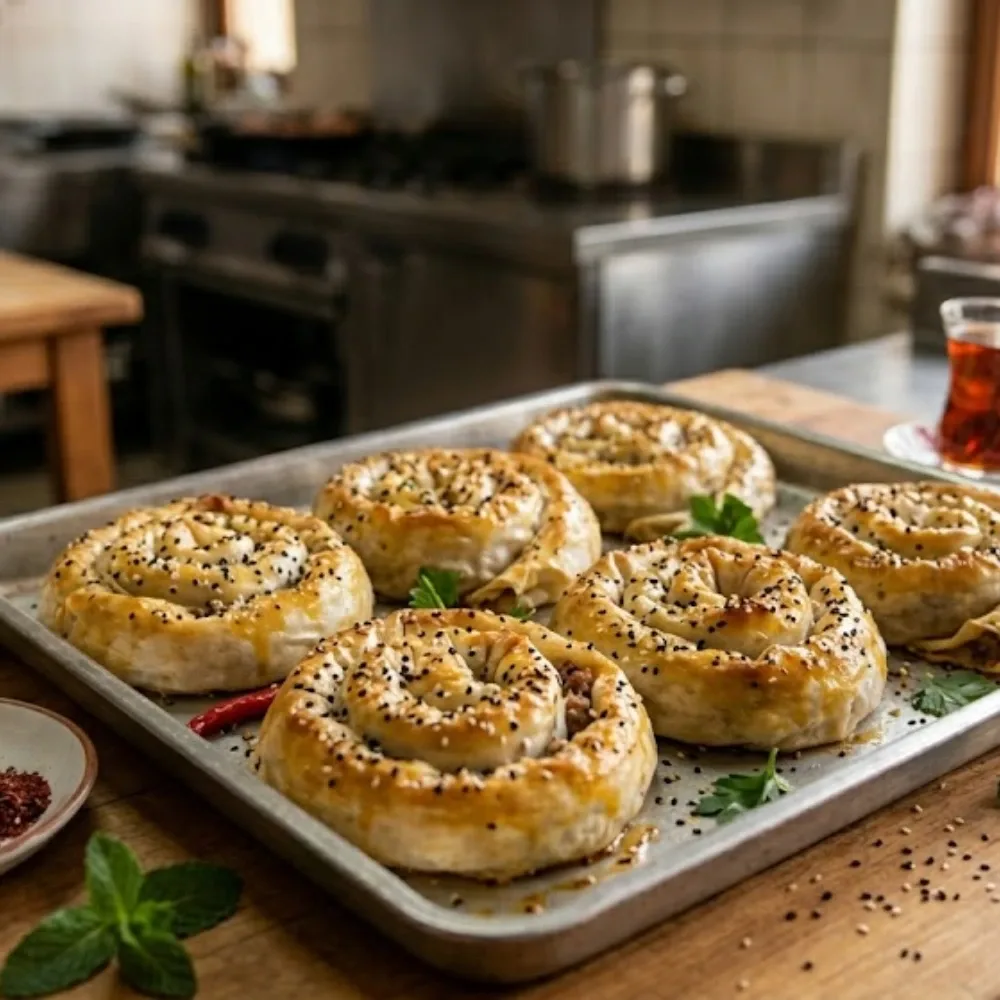 Patatesli Gül Böreği